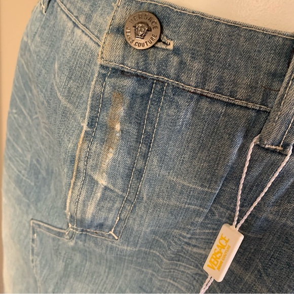🆕 VERSACE Denim Skirt - Picture 6 of 11
